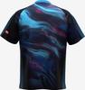 Butterfly Table Tennis Game Limeral JTTA Navy x Sky Size 47800 Shirt, Shirt, Moisture-wicking, Quick-drying, Stretchable, Approved, Unisex, Blue, L,
