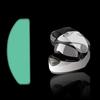 Universal Motorcycle Helmet Visor Anti Fog Film Insert Clear Lens Clear View Helmet Visor Insert Simple Installation