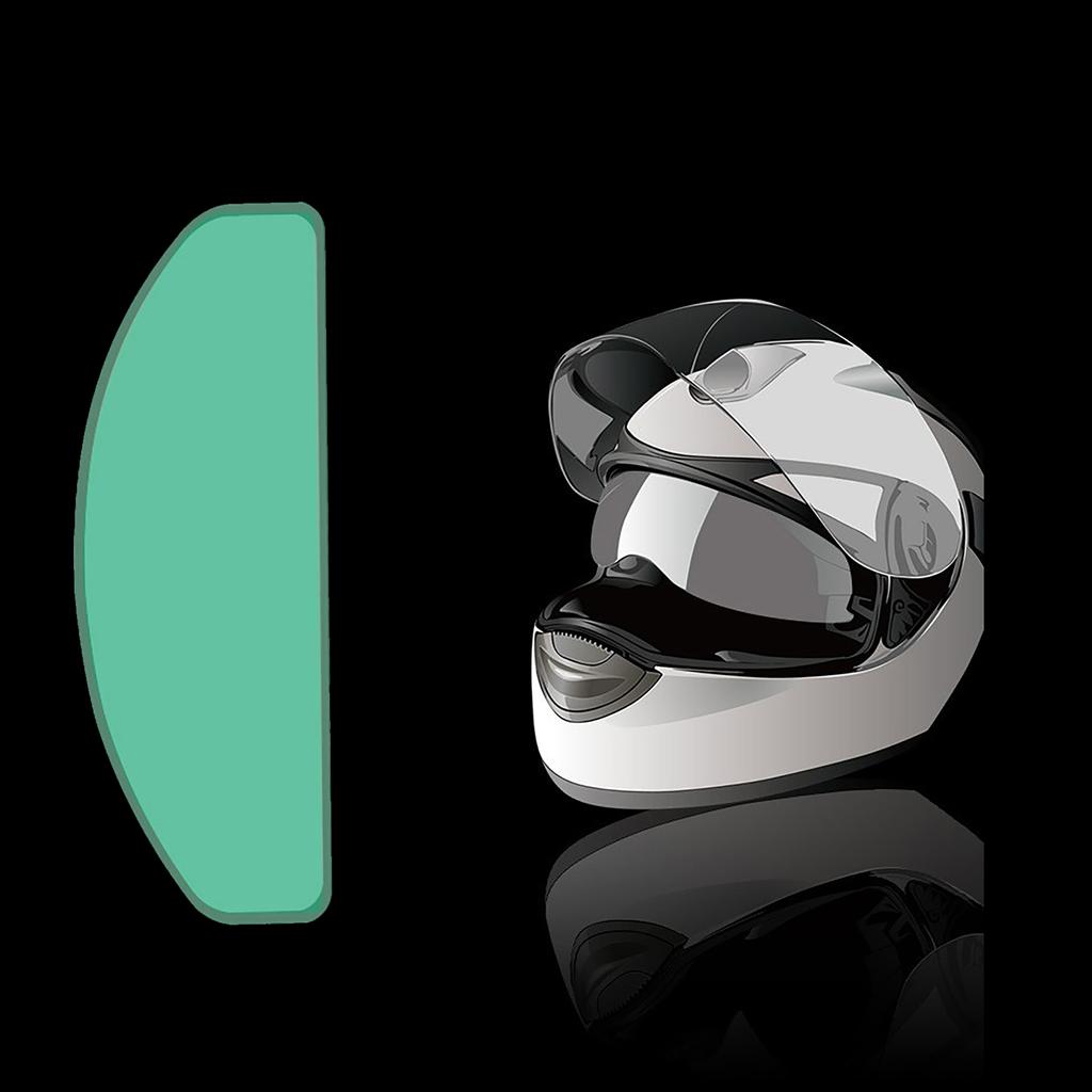 Universal Motorcycle Helmet Visor Anti Fog Film Insert Clear Lens Clear View Helmet Visor Insert Simple Installation