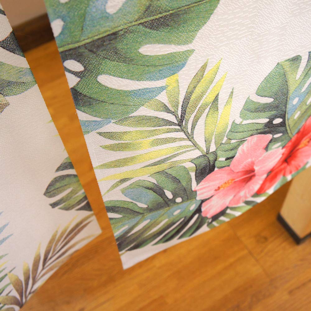 Noren Kobo Tropical Hawaiian Monstera 85cm Wide X 150cm Room Privacy Toucan Molokai 11674 Noren, Tapestry, Long, Divider, Screen, Half-Room Curtain,
