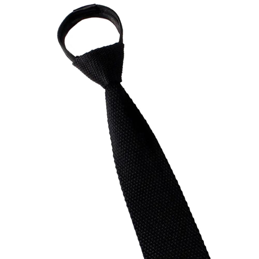 Adjustable Lazy Men Knot-free Tie Flat Head Automatic Zipper Necktie  Suit Accessories