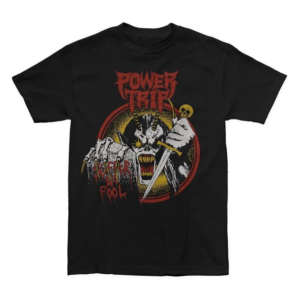 Suffer Power Trip Band Tee Shirt Classic Black Unisex S-5XL E1549 XXXL