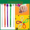 Unique Halloween Wacky Tpr Soft Rubber Stress Relief Noodle Hand Bracelet Elastic Rope Toy Witch Green 10.5g
