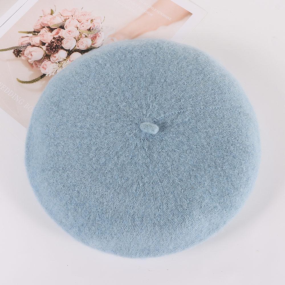 French Winter Warm Beanie Wool Beret Cap Felt Berets Flat Cap Hat Autumn Beret Hat