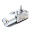 DC 12V Electric  Reducer Mini 2-100RPM Metal Worm Gear Box Motors Stainless Steel Self Locking Square for Micro Winch