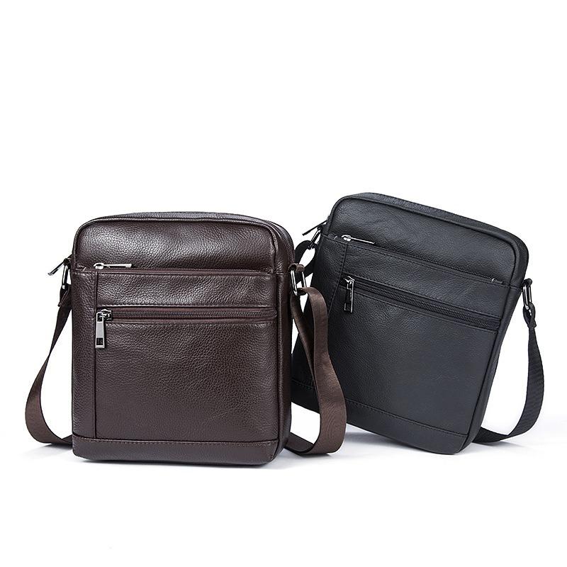 Borsa alla moda in pelle a spalla singola, Borsa a tracolla quadrata multifunzionale, Borsa a tracolla casual