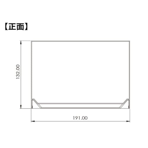 Just Corporation [100-Pack] SQ-304 Calendar Case, Desk Calendar, Desk Stand, Trading Card Display Stand, Photo Stand, Plastic