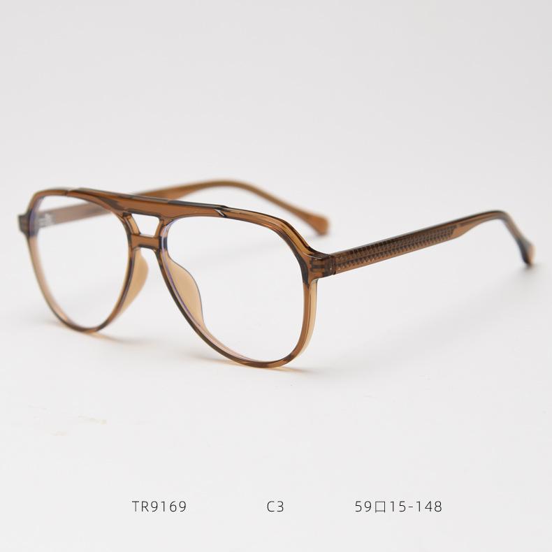 Fashion Pilot Reading Glasses with Blue Light Filter High Quality Presbyopia Eyeglasses TR90 Mens Optical