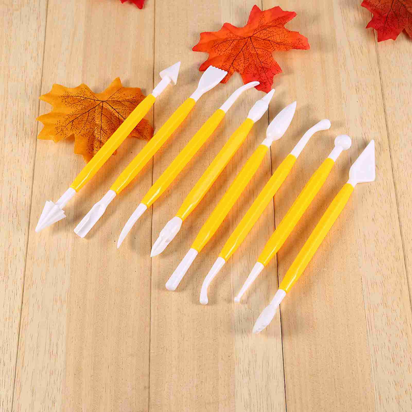 

46 PCS Flower Fondant Cake Sugarcraft Decorating Kit Cutters Tools Mold Sets чёрный