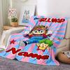 Customiz Name Personality Arale Norimaki Blanket Soft &Warm Sofa Office Bed Travel Lunch Break Blanket, Gift Suitable for All Seasons