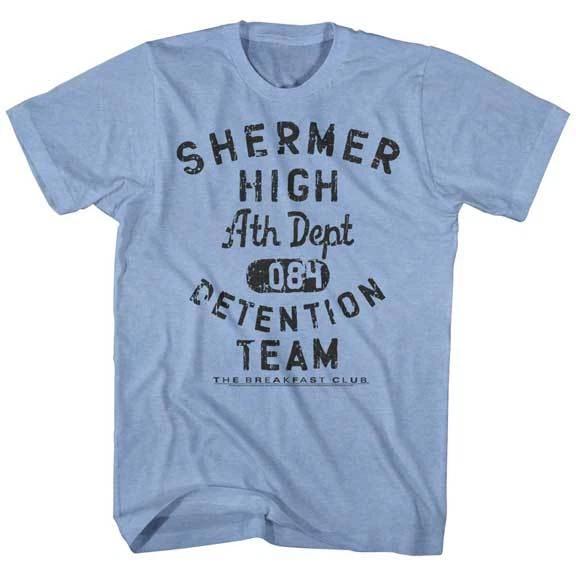 The Breakfast Club Shermer High Detention Team Men s T Shirt Classic Movie 3XL