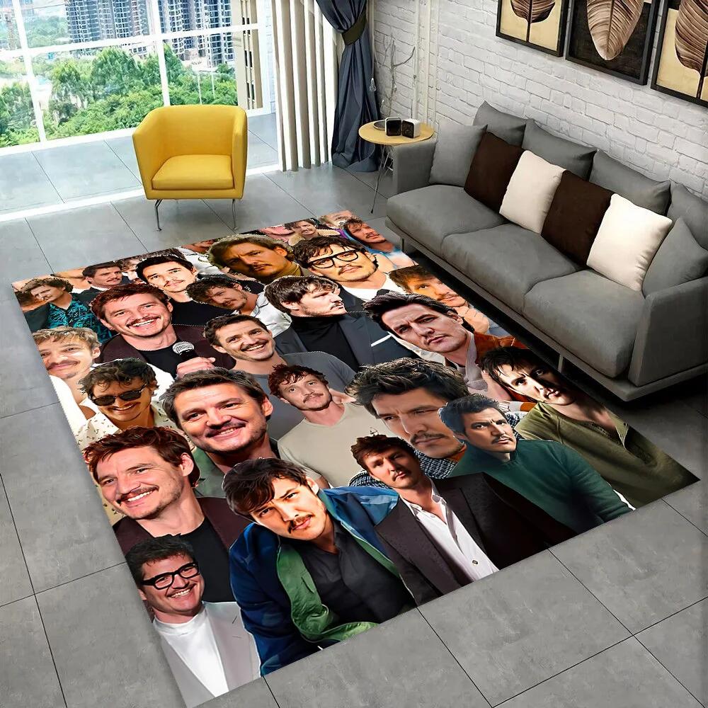 Jose Pedro Balmaceda Pascal Photo Area Rug,Carpet Rug for Home Living Room Bedroom Sofa Doormat Decor,kids Non-slip Floor Mat 3D