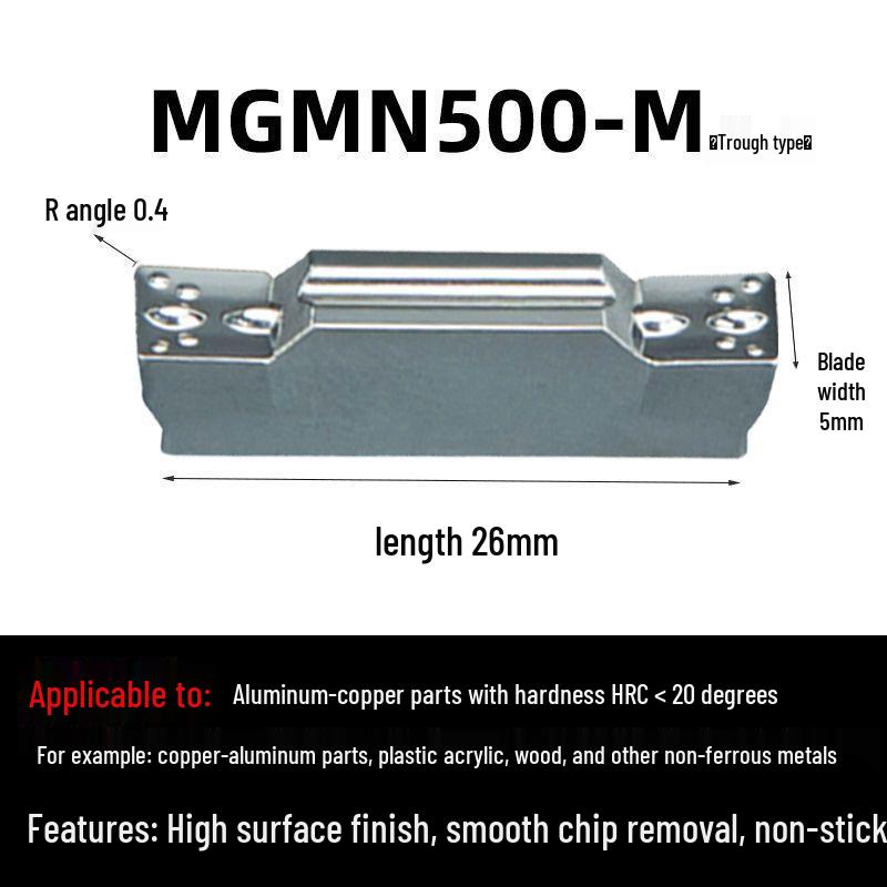 CNC Lathe Grooving Inserts MGMN300-M End Face Cutting Tools