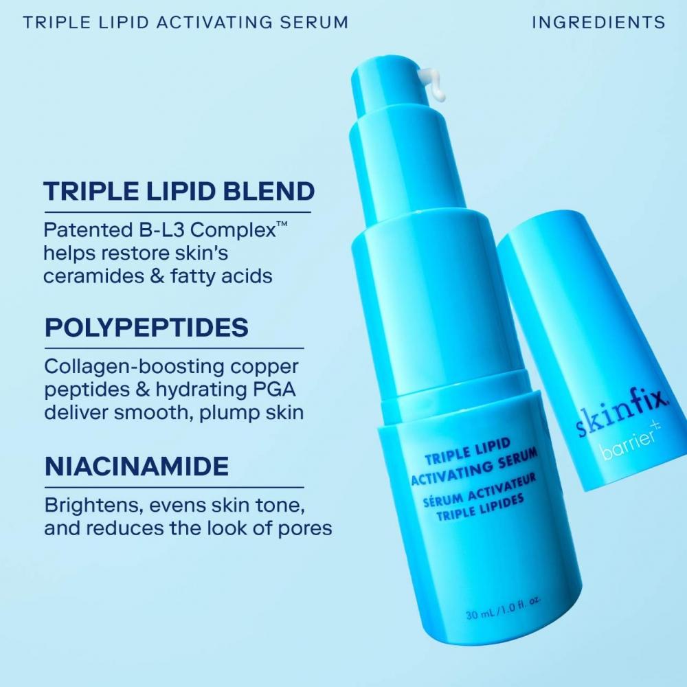 Skinfix Barrier+ Triple Lipid Activating Serum With Plumping Peptides And Niacinamide 1 Oz   30 Ml