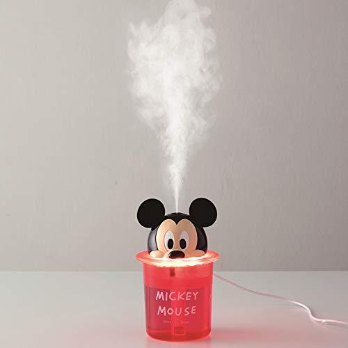 Zvlhčovač bruslařů Ultrazvukový svítící stolní USB napájený vysekávací Mickey Mouse Disney TST1D