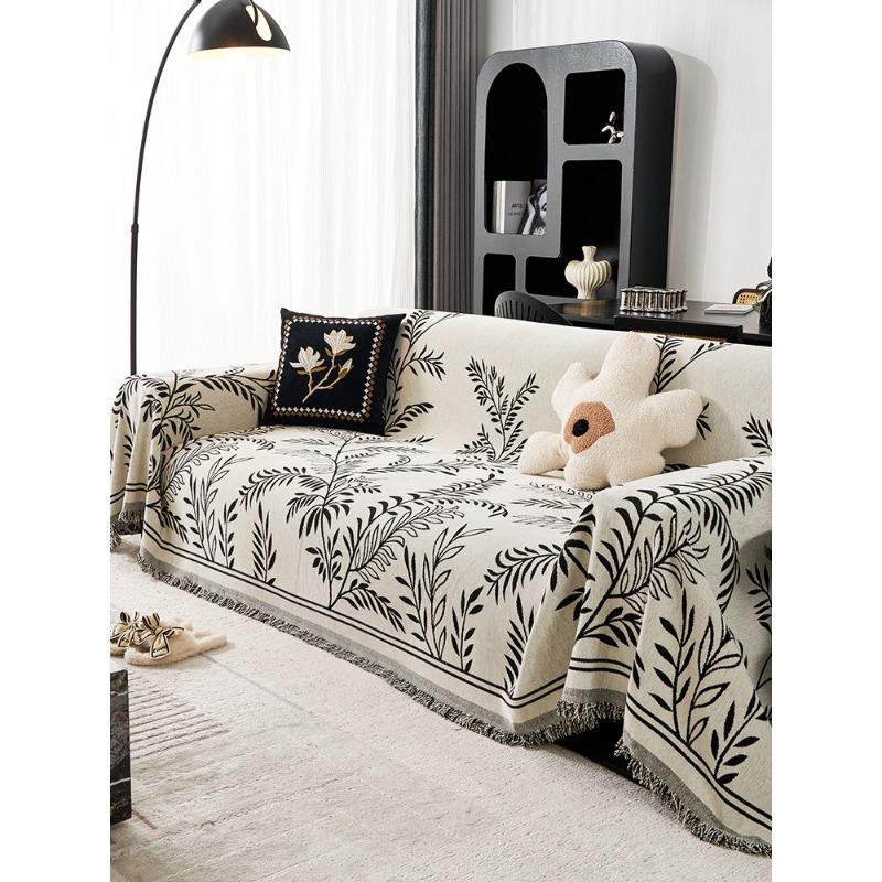 Nordic Style High-Grade Sofa Towel Four Seasons Universal Sofa Cover Chenille Anti-Scratching Sofa Cover Sofa Cover