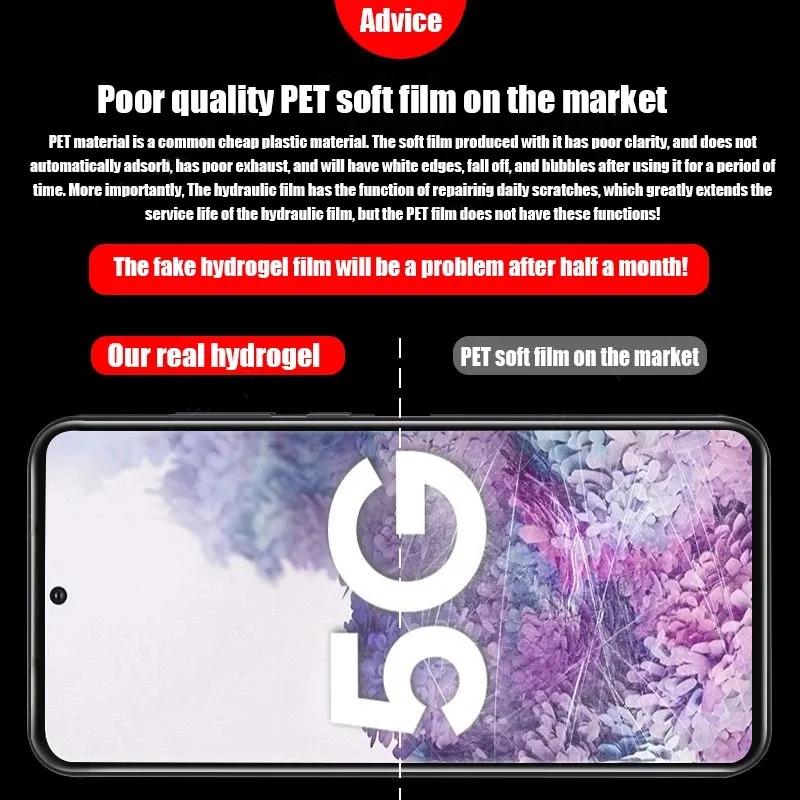 4 pezzi pellicola idrogel per Samsung Galaxy S20 S22 S21 Ultra S10 S9 S8 Plus FE protezioni dello schermo per Samsung Note 20 10 9 8 Plus S23U