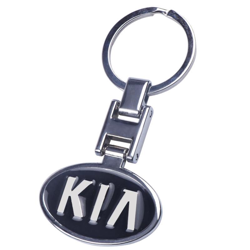 Car Metal Key Chain Pendant Gift Key Ring Auto Styling Accessories For Kia Rio Ceed Sportage Cerato Soul Sorento Picanto Optima hbsp50