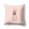 Polyester Pillow Case Automobile Decoration Home Printed Pillow Case Waist Cushion Cover Car Cushion Head Cushion Cover