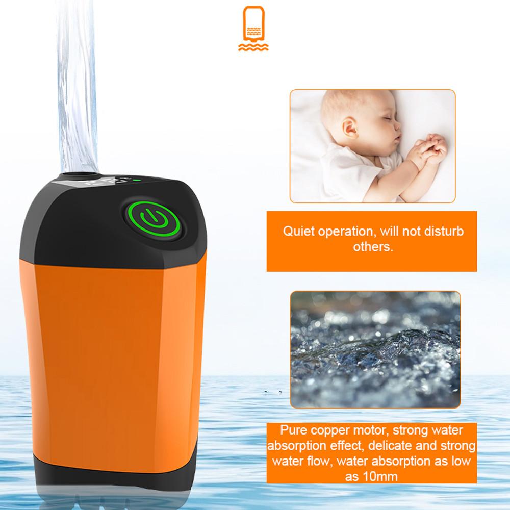 Portable Electric Shower Pump Outdoor Waterproof Camping Shower Digital Display Hiking Travel Pet Watering Rain Shower