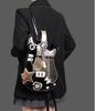 HIATUS Shoulder Harajuku Moe Black Gold Guitar-Shaped 2-Way Bag, Backpack, Lolita, Punk, Fashion, Cosplay, Anime, Merchandise, [Used]