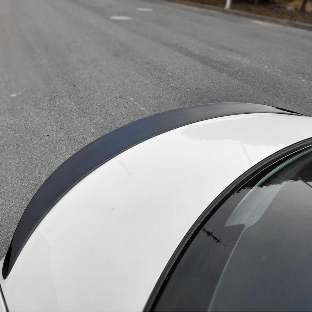 Compatible Rear Spoiler and Brabus Front Lip Kit for 2013-2019 Mercedes-Benz CLA-Class W117 with AMG Modifications