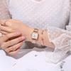 Women Square Rhinestone Inlaid Watch Female Quartz Wristwatches