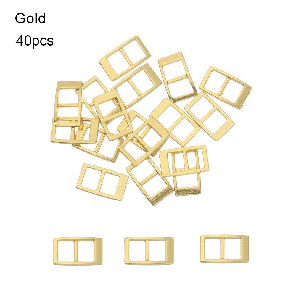5mm Mini Ultra-small 4 Colors Tri-glide Buckle Belt Buttons Doll Bags Accessories Diy Dolls Buckles