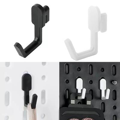 5 Pezzi Accessori Pannello Forato Ganci in Plastica per Pannello Forato Gancio per Pannello Forato Organizer per Strumenti su Pannello Forato Kit di Fissaggio Utilità