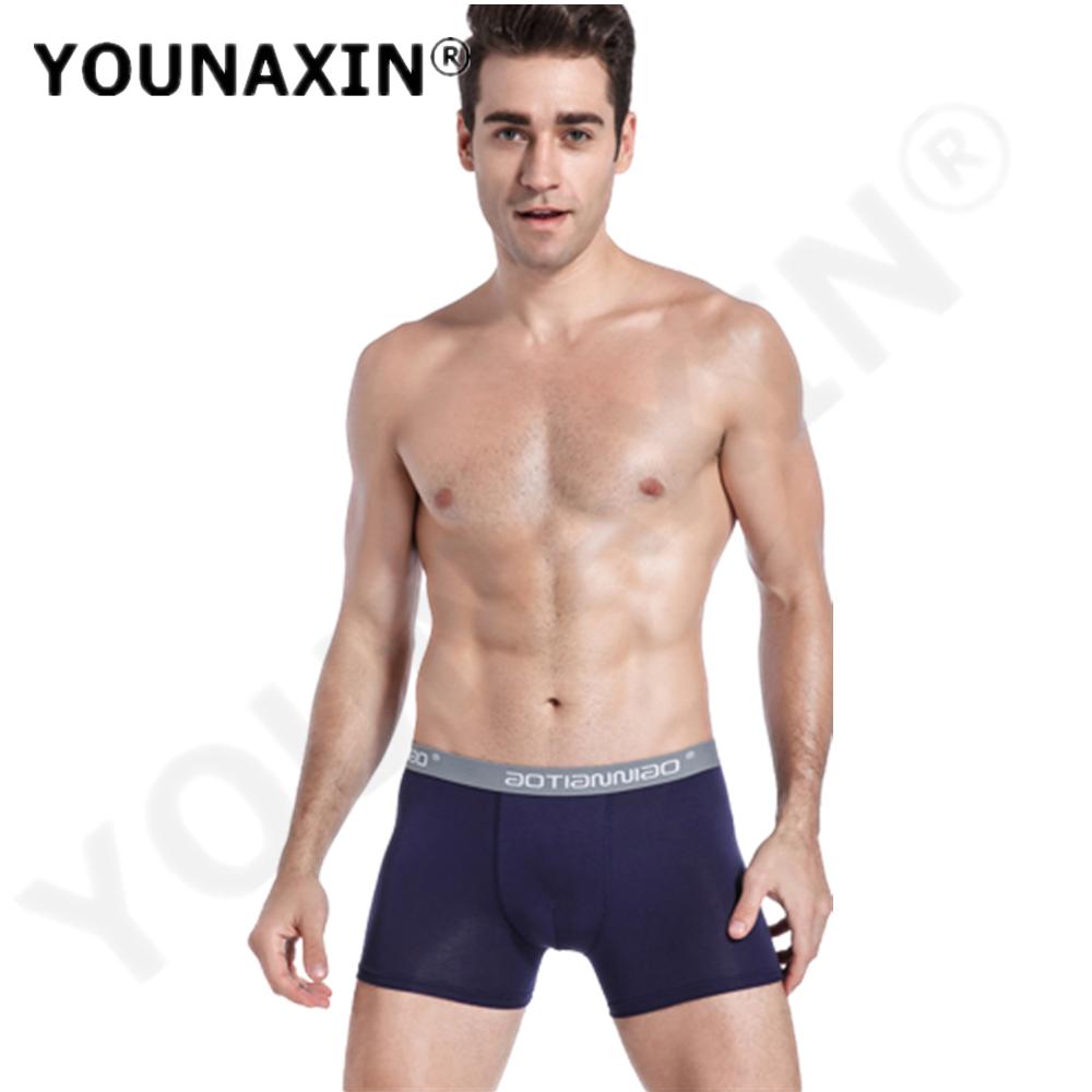 Large Size Modal Men's Underwear Mid-waist Undershorts Youth Comfortable Boy Panties Breathable Boxer Briefs Sexy Undies L XL 2XL 3XL