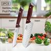 WXCOO Stainless Steel Japanese Chef Knife Wooden Handle Ultra Sharp Fish Bone Fruit Meat Cleaver Santoku Slicing Kitchen Knives
