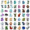Cartoon Dragon Stickers Cute Western Funny Kids Anime Pet Dinosaur DIY Sketch Gift Phone Laptop Scrapbooking Waterproof Sticker