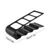 Desktop Plastic Phone VCR DVD TV Step Remote Control Holder Storage Rack Organizer (Black)
