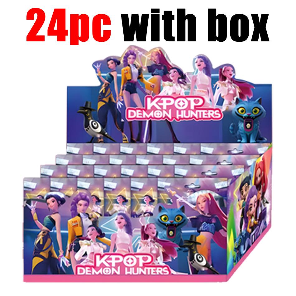 Dämonenjäger 1-12 Stück Blind Box Figur Spielzeug Derpys Tiger Rumi Mira Zoey Sussy Sammelfigur für Fans Geschenk