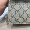 [Pre-Owned] Dionysus Tiger Head Buckle Logo Chain Canvas Leather Shoulder Crossbody Bag - Very Good #SQML6O