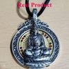Thai Amulet Chinese Zodiac Buddhist Necklace Pendant Retro Vintage Protect Charm Talisman Powerful Money Wealth Success Health Lucky Unisex Men Women