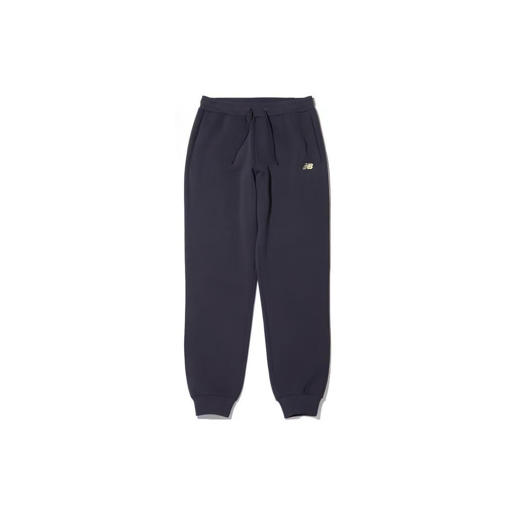 New Balance SS24 Knitted Sweatpants Unisex Dark Blue amp41352-ecl