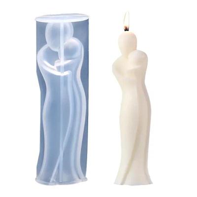 Large 3D Mother and Child Silicone Candle Mold Carving Art Aromatherapy Plaster Home Decoration Mold Mothers Day Gift