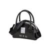 Polyurethane Handbag , Shoulder Bag , Crossbody Bag Mini Women's Pure Black (Unisex) Handbags 077960 01