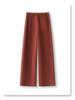 Women's Gray Wide-Leg Slimming Sweatpants - 2025 Spring Collection