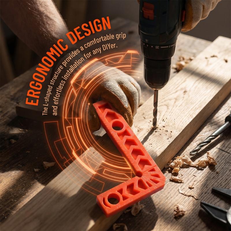 Woodworking Right Angle Ruler 90 Degree Locator 3in Set for Picture Frame Assembly Carpenter Furniture Making