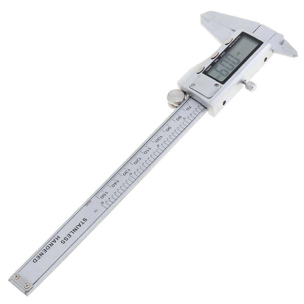 Digital Caliper GUOCAO Stainless Steel Electronic Vernier Caliper Digital Display Vernier Caliper 0-150mm Size : 0-150mm Digital Caliper GUOCAO Stainless Steel Electronic Vernier Caliper Digital Display Vernier Caliper 0-150mm Size : 0-150mm
