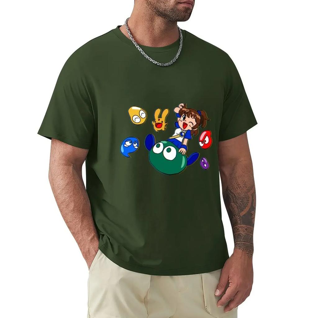 summer Tops Hattori Classic harajuku summer Tops Puyo Puyo Cover Redraw (90sthetic) oversized cute tops