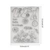 Découpes de Pâques Tampon Transparent de Scrapbooking pour la Création de Cartes Artisanat de Scrapbooking DIY, Matrices de Découpe Tampon