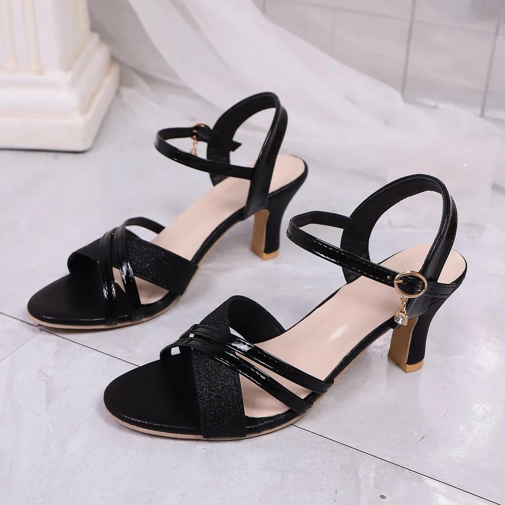 Fashion Fashion Women Sexy Sandals 2025 Summer New Shoes Brand Spike Heels Shoes Lightweight Women Heeled Peep Toe High Sandals Women