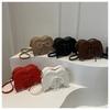 Temperamental Design, One-shoulder Cross-body, Western-style Solid Color Bat, Simple Texture, Small Square Cross-body Bag