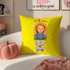 Horror creepy GGood GGuys Cushion Cover Pillowcase Short Plush Invisible zipper Room Sofa Cushion Cover