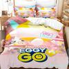 Tessuti per la casa Eggy Party Set Biancheria da Letto Federe Singolo Twin Full Queen King Biancheria da Letto per Bambini Stampa 3D Gioco Eggy Copripiumini