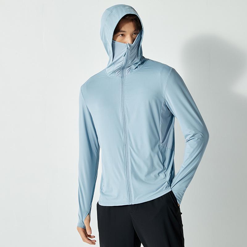 UPF50+ Breathable Ice Silk Sun Protection Hoodie for Men & Women - Outdoor & Cycling