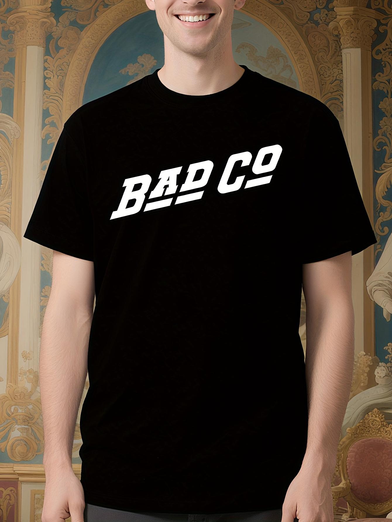 Bad Company Logo Tshirt - Soft Cotton Crew Neck S